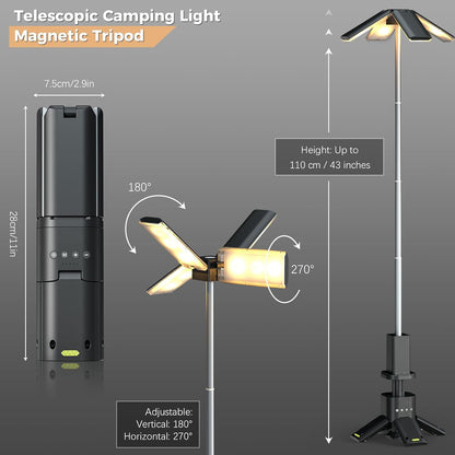 🎄Rechargeable Telescopic Camping Light🎁