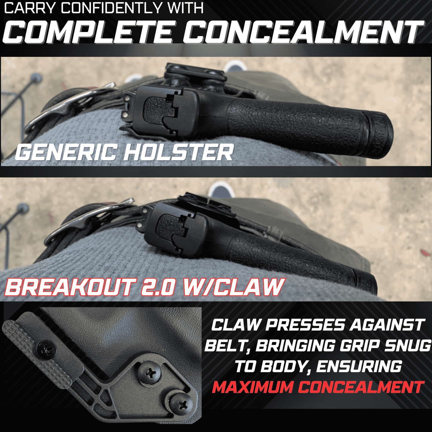 Holster——Rapid Access, Complete Concealment, and All-Day Comfort.